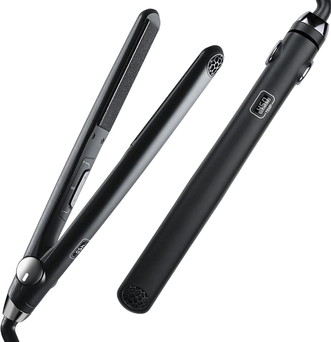 Hair Straightener with 10s Fast Heating 1 Inch Professional Flat Iron