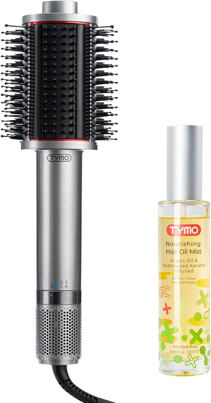 Hair Blow Dryer Brush & Argan Hair Oil Spray